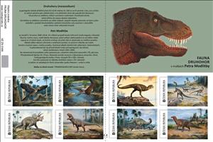 Booklet, Fauna Druhohor, Personalized and Private Mail Stamps,  , Prehistorical Animals