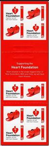 Booklet, Heart Foundation Booklet, Personalized and Private Mail Stamps,  , Advertisements, Charity, Hearts, Logos, Mailboxes