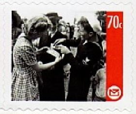 Stamp, Letters from Home, Personalized and Private Mail Stamps,  , Anniversaries and Jubilees, Second World War