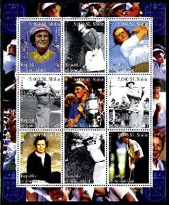 Mini Sheet, Famous People, Somaliland,  , Famous People