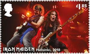 Stamp, Iron Maiden in Concert : Helsinki 2018, United Kingdom of Great Britain & Northern Ireland,  , Famous People, Musicians