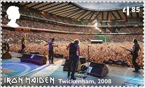 Stamp, Iron Maiden in Concert : Twickenham 2008, United Kingdom of Great Britain & Northern Ireland,  , Famous People, Musicians