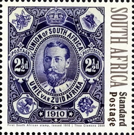 First South African Stamp, issued 1910