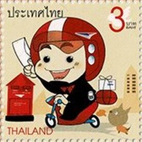 Postman on scooter