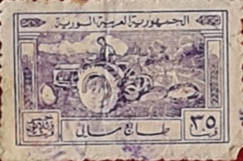 Tractor and plough