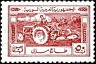 Tractor and plough