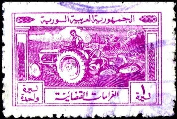Tractor and plough