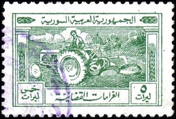 Tractor and plough