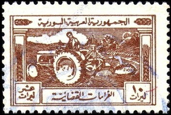 Tractor and plough