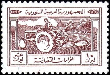 Tractor and plough