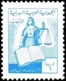 Allegory of Justice with scales and book