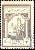 Allegory of Justice with scales and book