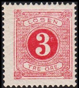 Stamp, Postage dues, Sweden,  , Numbers