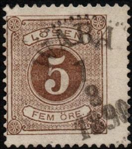 Stamp, Postage dues, Sweden,  , Numbers