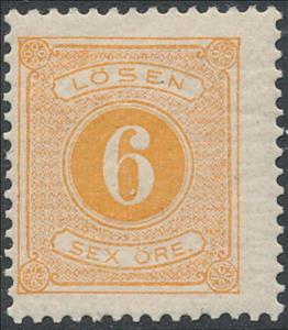 Stamp, Postage dues, Sweden,  , Numbers