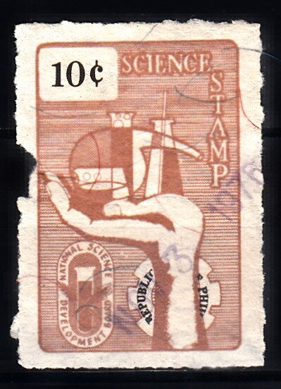 Hand holding scientific equipment