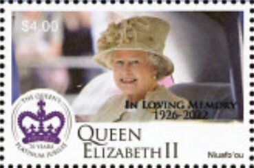 Queen Elizabeth II - Overprinted