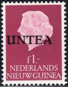 Stamp, Queen Juliana, Netherlands New Guinea,  