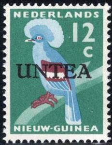 Stamp, Western Crowned Pigeon, Netherlands New Guinea,  , Birds