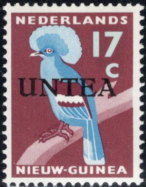 Stamp, Western Crowned Pigeon, Netherlands New Guinea,  , Birds