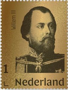 Stamp, William III, Netherlands,  