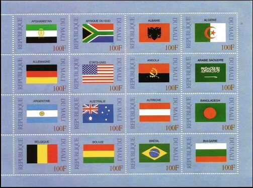 Flags od Members of U.N.O.