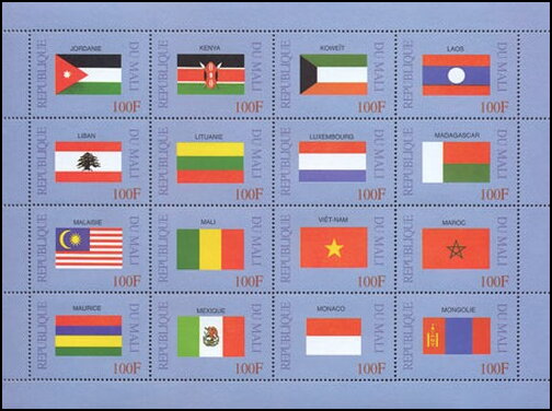 Flags od Members of U.N.O.