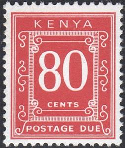 Stamp, Number, Kenya,  , Numbers