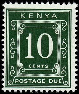 Stamp, Number, Kenya,  , Numbers