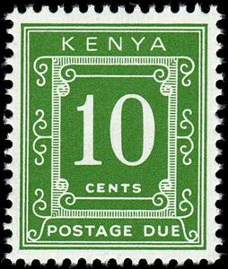 Stamp, Number, Kenya,  , Numbers