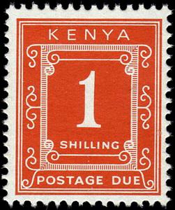 Stamp, Number, Kenya,  , Numbers