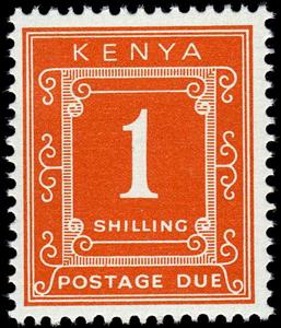 Stamp, Number, Kenya,  , Numbers