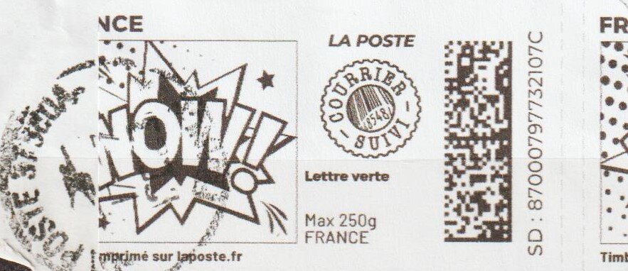 Wow in Black. Redesign Courrier Suivi
