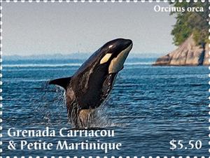 Stamp, Orcas, Grenada Carriacou & Petite Martinique,  , Animals (Fauna), Sea (Marine) Mammals, Whales