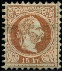 Stamp, Franz Joseph - coarse print, Hungary,  , Emperors, Famous People, Heads of State, Men, Royalty