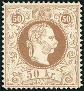 Stamp, Franz Joseph - coarse print, Hungary,  , Emperors, Famous People, Heads of State, Men, Royalty