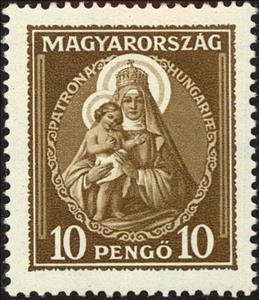 Stamp, Madonna, Patroness of Hungary, Hungary,  , Religion