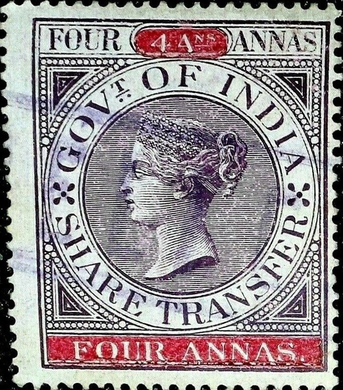 Queen Victoria 4 Annas