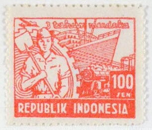 Stamp, Industry and development, Indonesia, Java & Madura,  