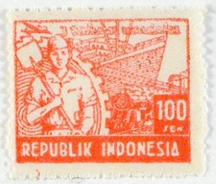 Stamp, Industry and development, Indonesia, Java & Madura,  