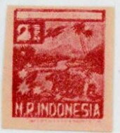 Farmer and Oxen in Rice Paddy