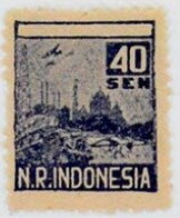 Stamp, Industry, Indonesia, Sumatra,  