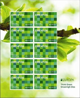 Full Pane, Think Green, Ireland,  , C.E.P.T. / Europe, Environment Protection