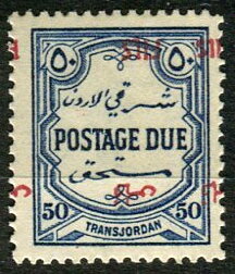 Postage Due, surcharged