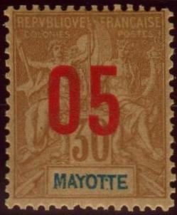 Stamp, Type Groupe, French Colonies,  