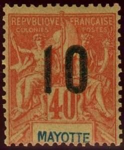 Stamp, Type Groupe, French Colonies,  