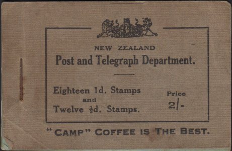 Booklet, King George V in Admiral's Uniform, "Parisian" adv., New Zealand,  , Crowns and Coronets, Famous People, Heads of State, Kings, Men, Royalty