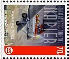 Stamp, Baypex 2014 - Napier, The Art Deco Capital, New Zealand,  , Aircraft, Philatelic Exhibitions, Tourism