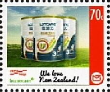 Stamp, Lotcare 3 Blue - We Love New Zealand, Infant Formula, New Zealand,  , Advertisements, Food