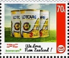 Stamp, Lotcare 3 Gold - We Love New Zealand, Infant Formula, New Zealand,  , Advertisements, Food